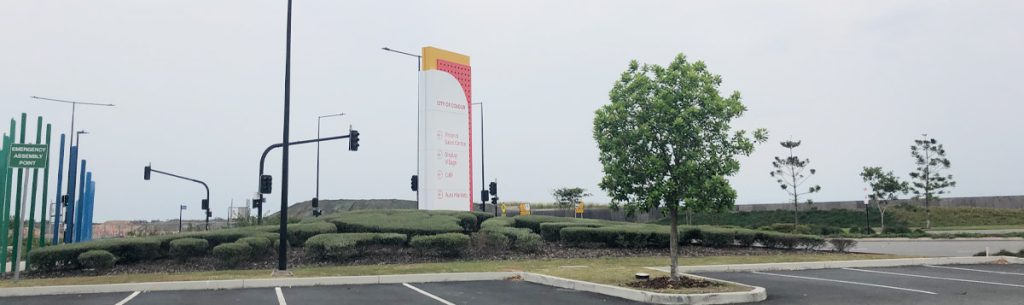 Aura Estate entrance Palmview – Sunshine Coast Entrance signage at Aura Estate in Palmview on the Sunshine Coast
